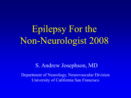 Epilepsy For Internists 2003