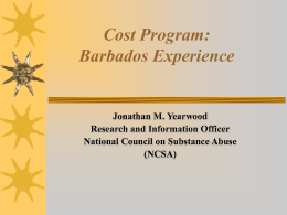 Cost Program: Barbados experience