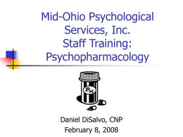 Mid-Ohio Psychological Services, Inc. Staff Training on