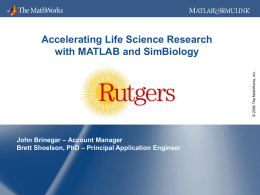 MATLAB for the Life Sciences