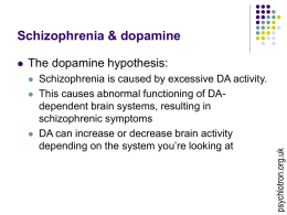 Schizophrenia & dopamine