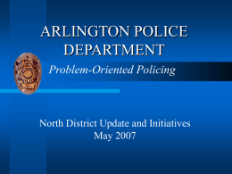 ARLINGTON POLICE DEPARTMENT