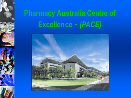 Pharmacy Australia Centre of Excellence