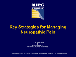 Clinical Advances in Managing Neuropathic Pain Disorders