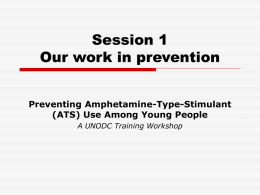 Our work in prevention - United Nations Office on Drugs