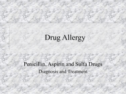 Drug Allergy - HomePage Personali