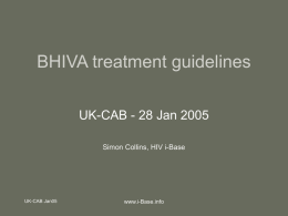 Paediatric HIV Care - UK-CAB