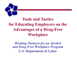 Working Partners for an Alcohol- and Drug
