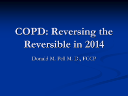 COPD: FIXING the FIXABLES in 2003