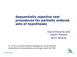 Sequentially rejective test procedures for partially