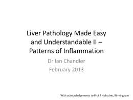 Liver Pathology Made Easy and Understandable II – Patterns