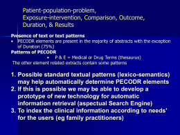 Patient-population-problem, Exposure