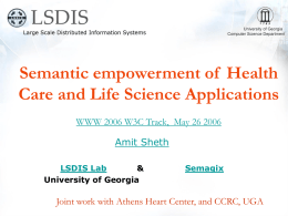 Semantic empowerment of Health Care and Life Science
