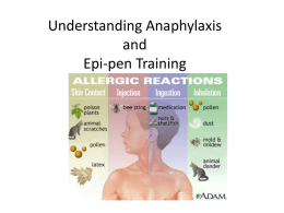 Understanding Anaphylaxis and Epi