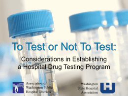 To Test or Not To Test: