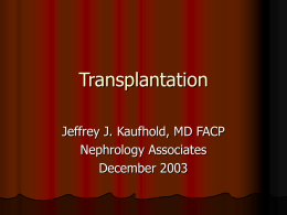 Update in Transplantation