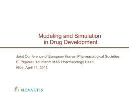 Usefulness of Modeling and Simulation techniques in Drug