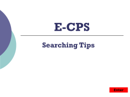 eCPS Online