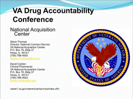 VISN 15 NATIONAL ACQUISITION CENTER BRIEFING