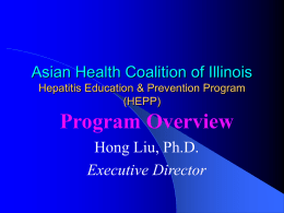 Asian Health Coalition of Illinois Hepatitis Education