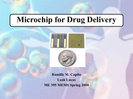 Microchip for Drug Delivery