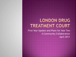 London Drug Treatment Court - Addiction Services Thames Valley