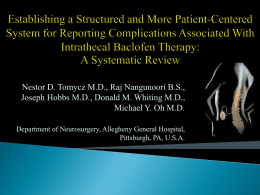 Establishing a Structured and More Patient