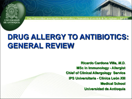 Antibiotic Allergy: General review