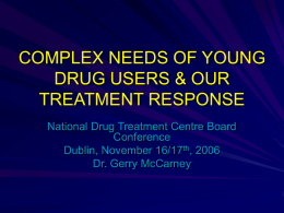 Dr Gerry McCarney – Complex Range of Needs