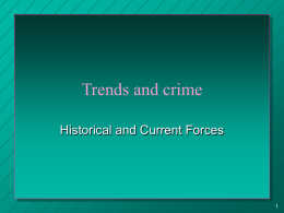 Trends and crime