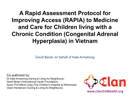 A Rapid Assessment Protocol for Improving Access (RAPIA
