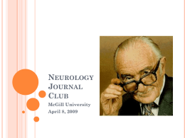 Neurology Journal Club