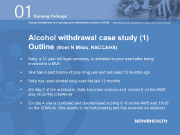 case study-alcohol - Ministry of Health