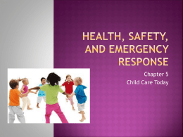 Health, Safety, and Emergency Response