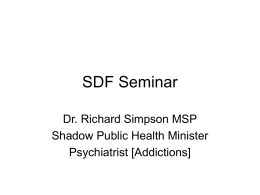 SDF Seminar