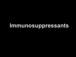 Immunosuppresion for SLE