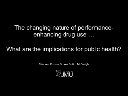 The changing nature of performance