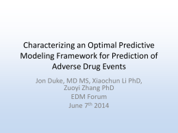 Merck Project 10 Predictive Modeling of Drug