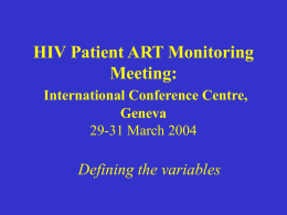 HIV Patient ART Monitoring Meeting