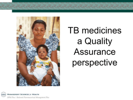 TB Procurement Training Guide