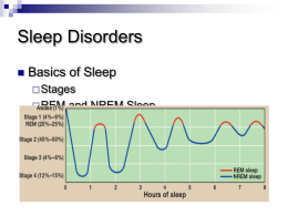 Sleep Disorders - California State University, Stanislaus