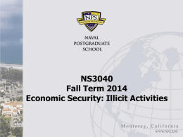 Security Scenarios And The Global Economy