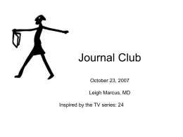 Journal Club - Yale University