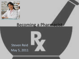 Becoming a Pharmacist - New Hampshire Bureau of Adult