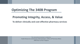 Clinically and Cost-Effective Pharmacy Services