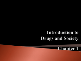 Drug Slides Ch. 3 - The Citadel, The Military College of