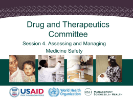 Drug and Therapeutics Committee