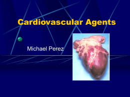 Cardiovascular Agents