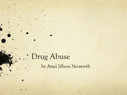 Drug abuse - Something Good in The World