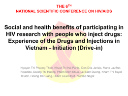 The 6 th National Scientific Conference on HIV/AIDS Content
